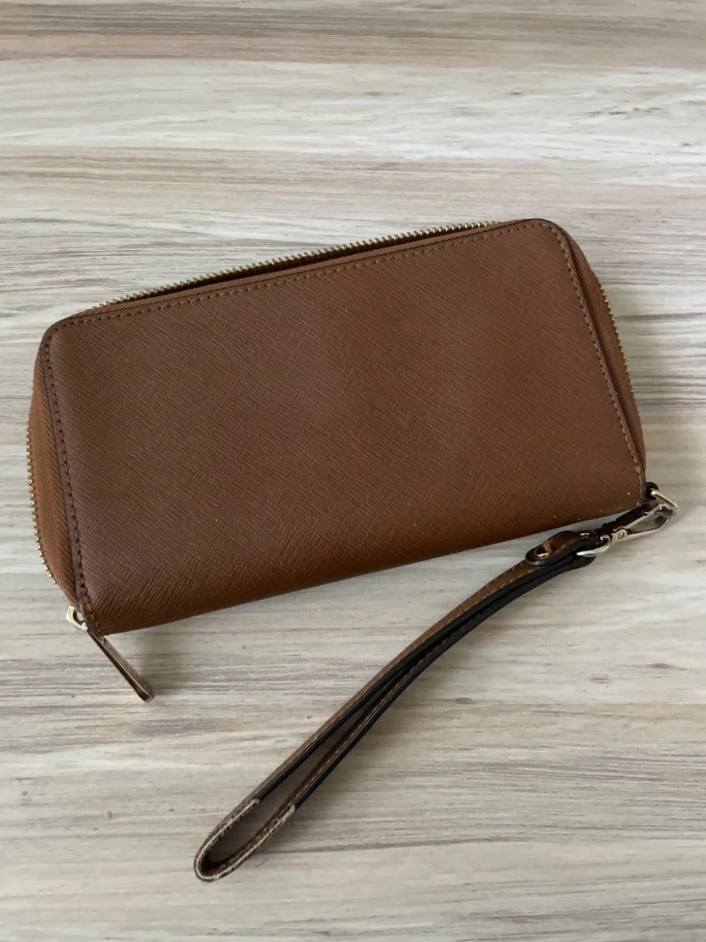 MK Brown Wristlet
